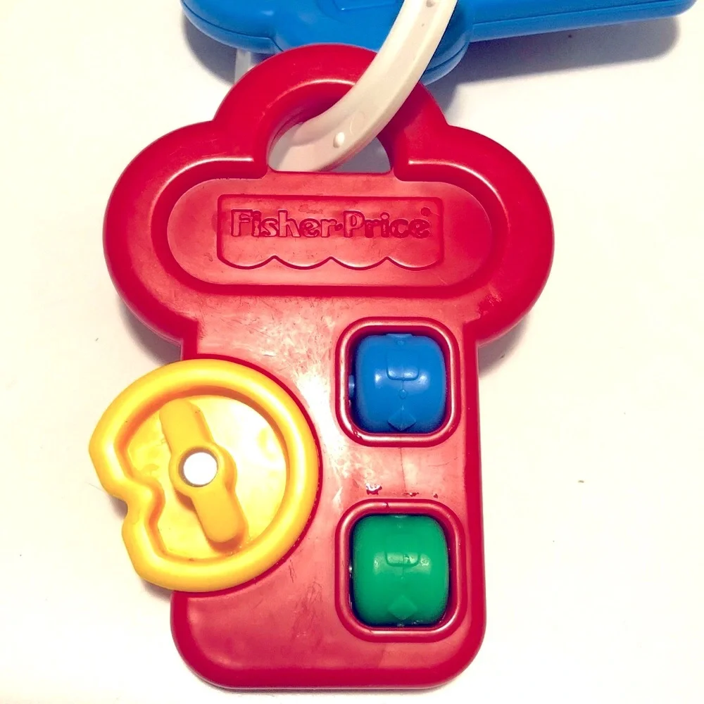 Vintage Fisher-Price Bright Learning Activity Keys
